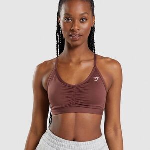Gymshark Sport Bra Cherry Brown - Small